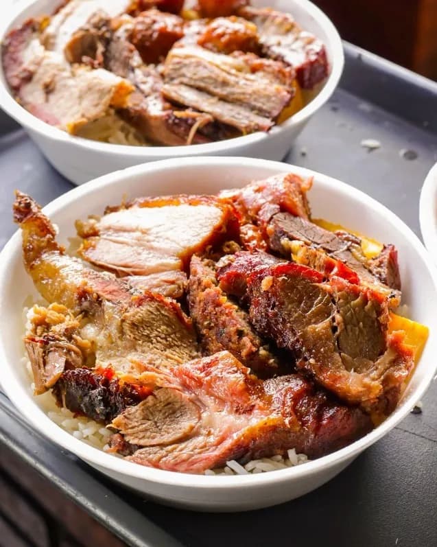 Marmitex Pequena Com Churrasco